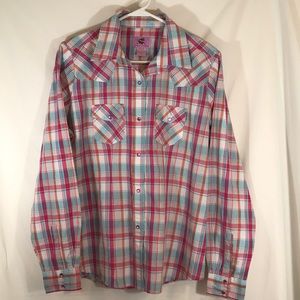 NEW Wired Heart Women’s Western Shirt XL NWOT